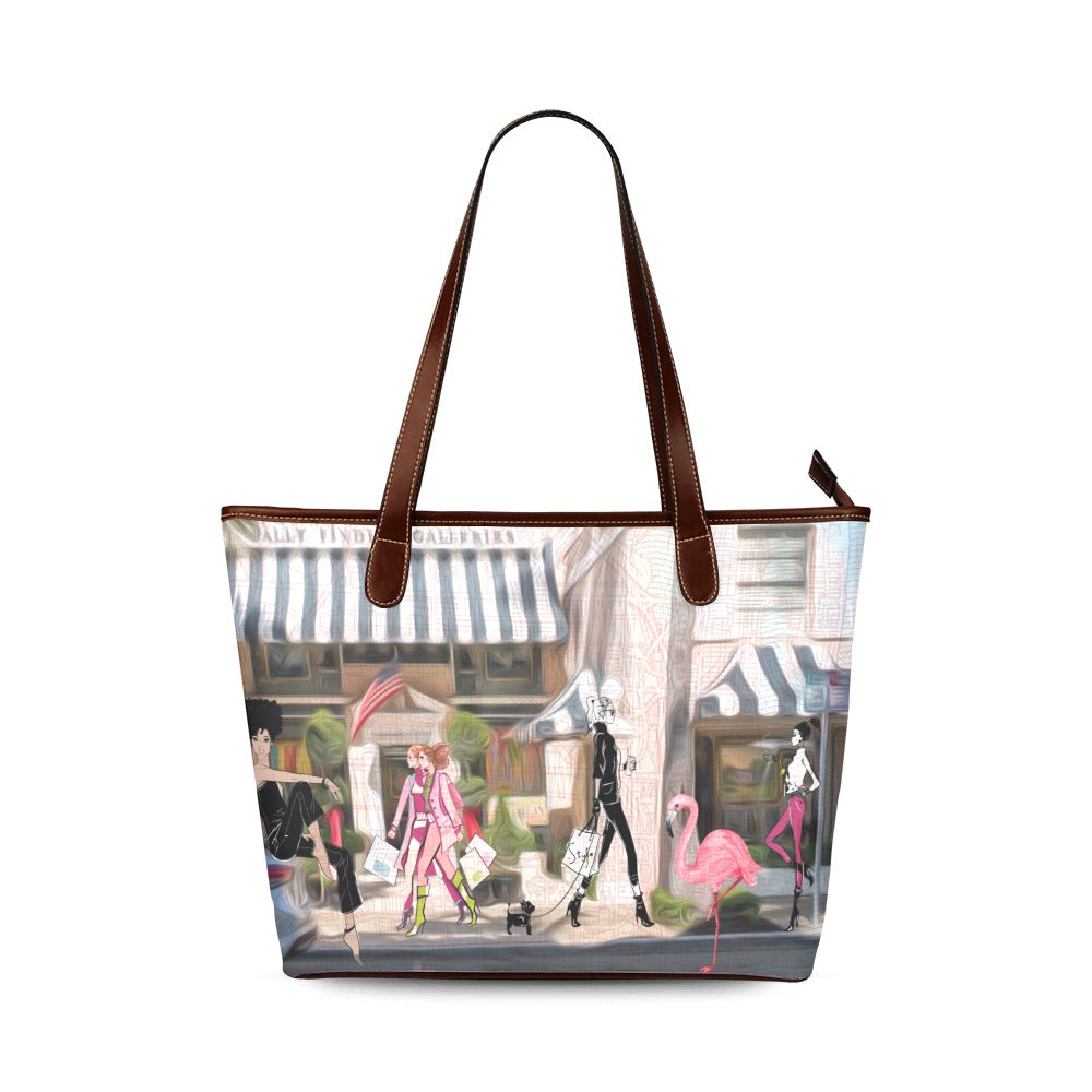 WORTH AVE BOOK TOTE