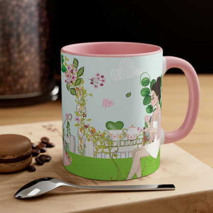 HOYAHOLIC HIGH TEA GARDEN TWO-TONE MUG 11oz