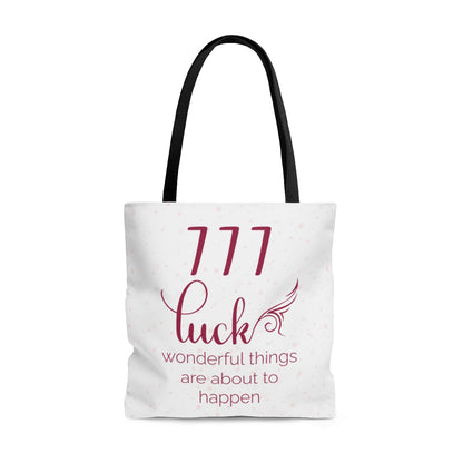 ANGEL NUMBER 777 JAZZBERRY TOTE BAG