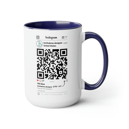 INSTAGRAM PERSONALIZED MUG 15oz
