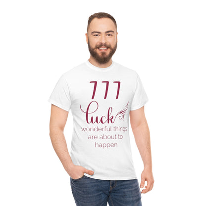 ANGEL NUMBER 777 JAZZBERRY SHIRT