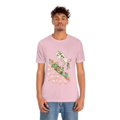 HOYAHOLIC PINK UMBRELLA SHORT SLEEVE TEE