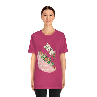 HOYAHOLIC PINK UMBRELLA SHORT SLEEVE TEE