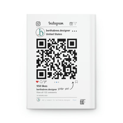 Instagram Personalized Hardcover Journal