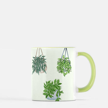 HOYAHOLIC Never Enough Hoyas Mug 11 oz. (Green + White)