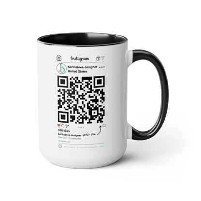 INSTAGRAM PERSONALIZED MUG 15oz