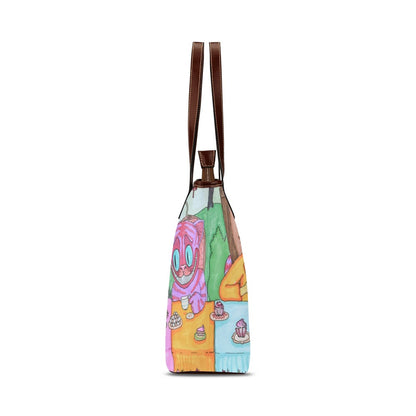 ALICE - WHITE QUEEN & T&t & CHESHIRE CAT THE BOOK TOTE