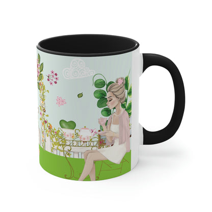 HOYAHOLIC HIGH TEA GARDEN TWO-TONE MUG 11oz