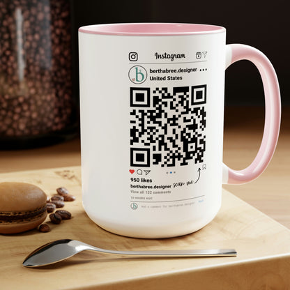 INSTAGRAM PERSONALIZED MUG 15oz