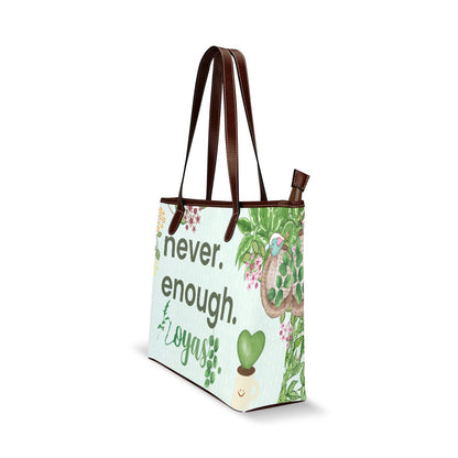 HOYAHOLIC NEVER ENOUGH HOYAS BOOK TOTE