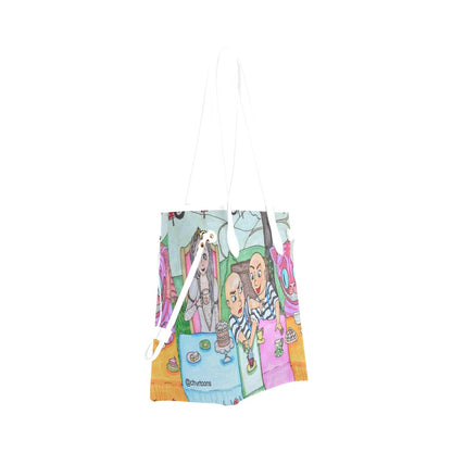 ALICE - WHITE QUEEN & T&T & CHESHIRE CAT CLOVER BAG