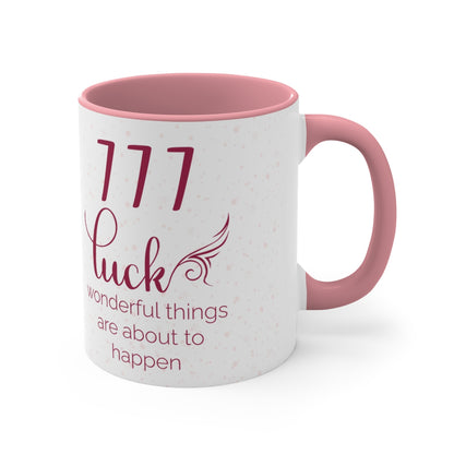 ANGEL NUMBER 777 JAZZBERRY MUG, 11OZ