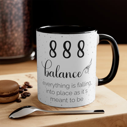 ANGEL NUMBER 888 MUG, 11OZ