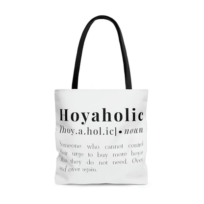 HOYAHOLIC DICTIONARY DEFINITION TOTE BAG