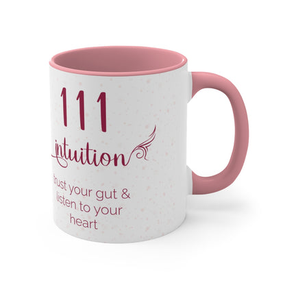 ANGEL NUMBER 111 JAZZBERRY MUG, 11OZ