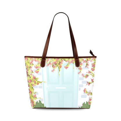 TURQUOISE DOOR - PERUVIAN AVENUE BOOK TOTE