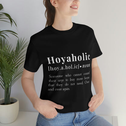 HOYAHOLIC DICTIONARY DEFINITION SHORT SLEEVE TEE